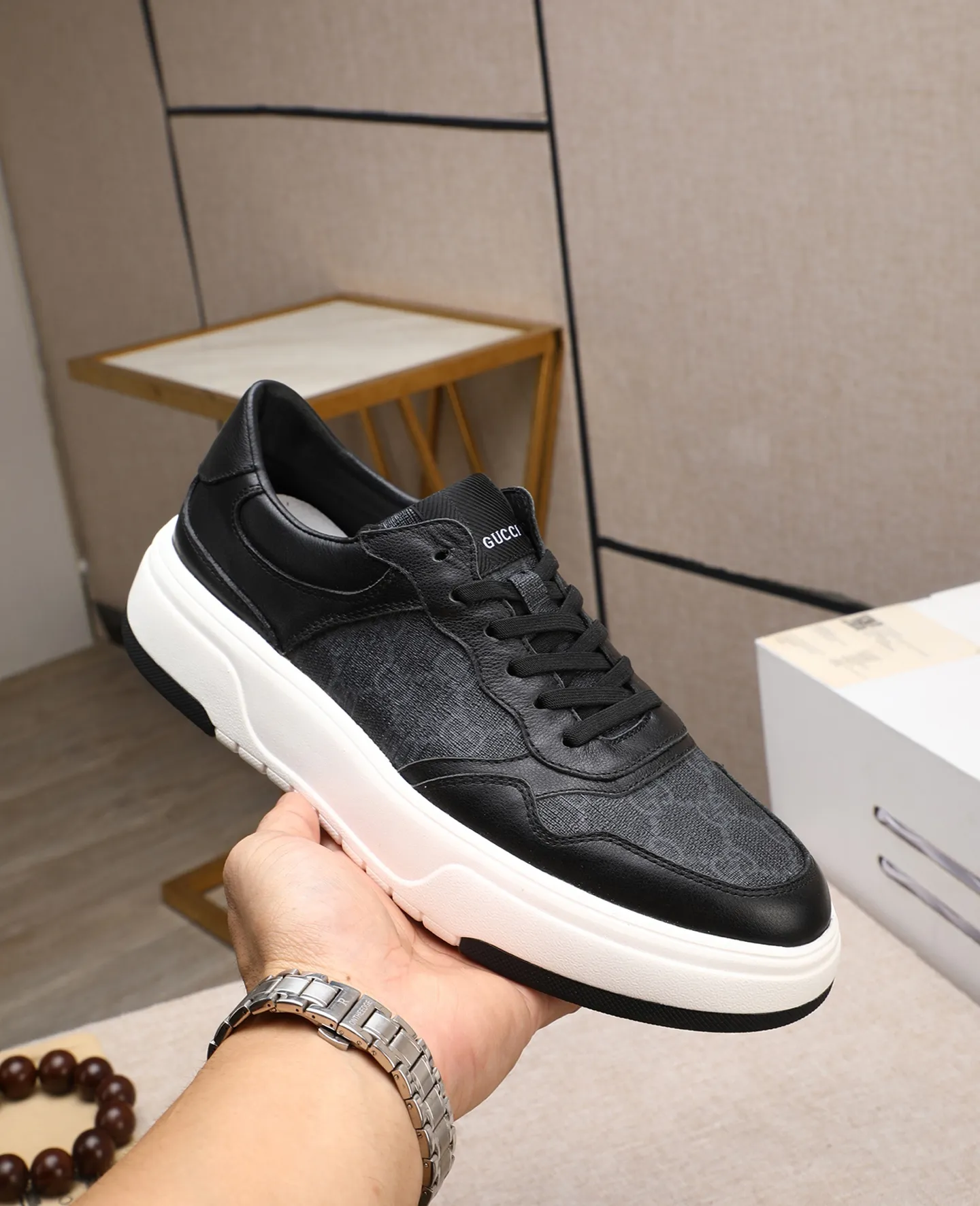 Men's men's shoes💰440 GUCCI🔍🔍2025 latest model On sale at the same time at the counter, original calfskin imported from Italy, genuine leather lining, (high-end, luxury, and class) exquisite workmanship, soles: original soles specially provided by the original factory, ⚠Exclusive double-layer movable molded soles are super comfortable⚠, real photos🎬The real ones are better🔍🔍"High quality·Follow the order" code number 38-44